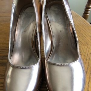 Rose Gold Stiletto High Heels